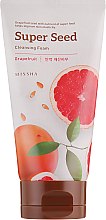 Парфумерія, косметика Пінка для умивання "Грейфрут" - Missha Super Seed Grapefruit Cleansing Foam