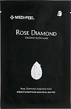 Тканевая маска с алмазной пудрой - Medi Peel Rose Diamond Radiant Glow Mask — фото N4