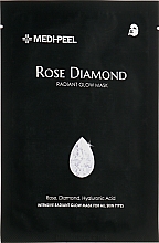 Тканинна маска з алмазною пудрою - Medi-Peel Rose Diamond Radiant Glow Mask — фото N4