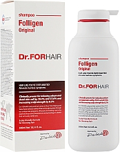 Укрепляющий шампунь против выпадения волос - Dr.FORHAIR Folligen Original Shampoo — фото N3
