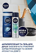 Набір чоловічий - NIVEA MEN Fresh Kick 2024 (sh/gel/250ml + deo/150ml + cr/75ml) — фото N6