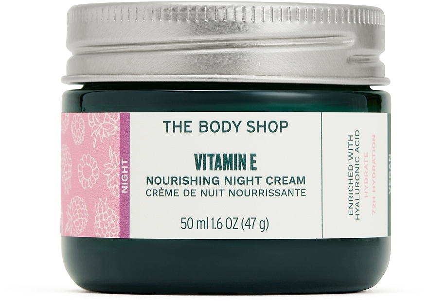 Ночной питательный крем для лица "Витамин Е" - The Body Shop Vitamin E Nourishing Night Cream — фото N1