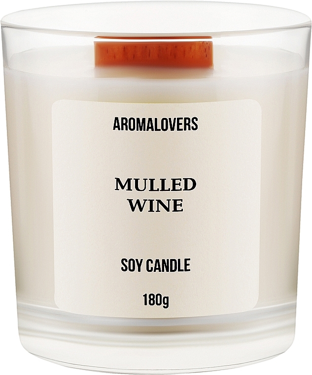 Ароматична свічка у склянці "Mulled Wine" - Aromalovers — фото N1