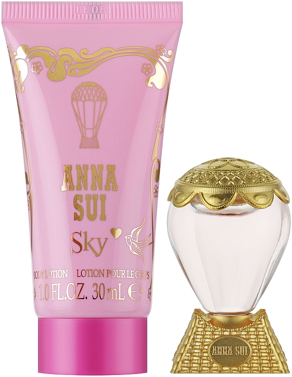 Anna Sui Sky - Набір (edt/5ml + b/lot/30ml) — фото N2