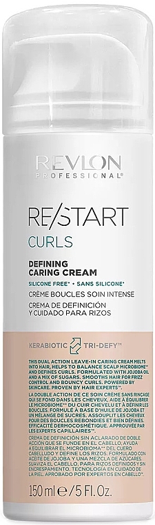 Ухаживающий крем для создания локонов - Revlon Professional ReStart Curls Definition Cream — фото N1