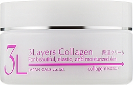 Крем для обличчя "Три шари колагену" - Japan Gals 3 Layers Collagen Cream — фото N1