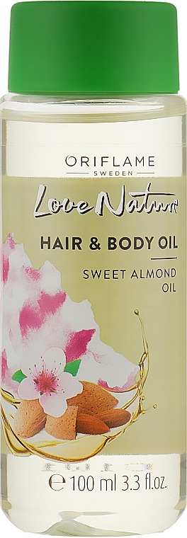Мигдальна олія для тіла та волосся - Oriflame Love Nature — фото N1