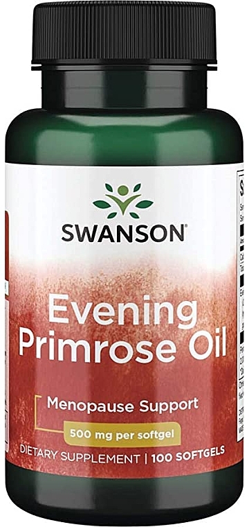 Харчова добавка "Олія примули вечірньої", 500 мг - Swanson Eveninr Primrose Oil — фото N1