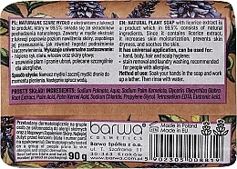 Мыло гипоаллергенное с экстрактом солодки - Barwa Natural Plant Licorice Extract Gray Soap — фото N2