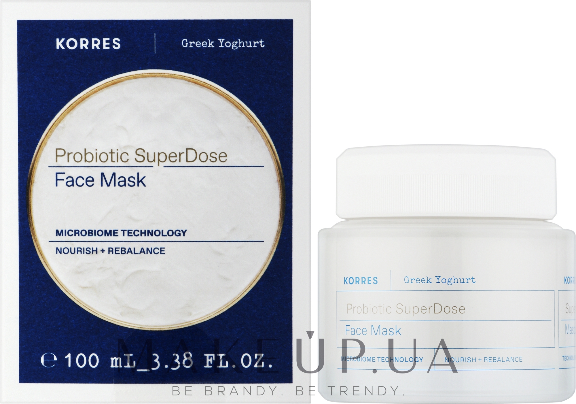 Маска для лица с пробиотиками - Korres Greek Yoghurt Probiotic Super Dose Face Mask — фото 100ml