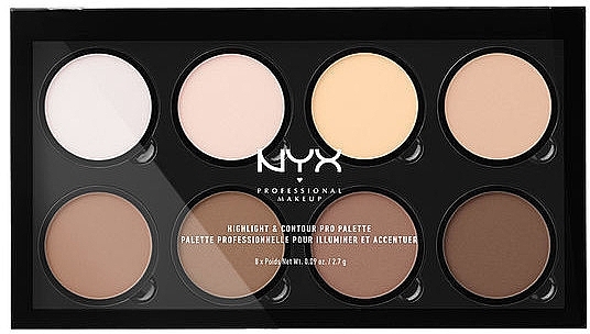 УЦІНКА Палетка для контурування - NYX Professional Makeup Highlight & Contour Pro Palette * — фото N1