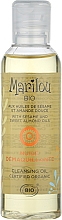 Духи, Парфюмерия, косметика Очищающее масло с кунжутным маслом и органическим маслом сладкого миндаля - Marilou Bio Cleansing Oil 