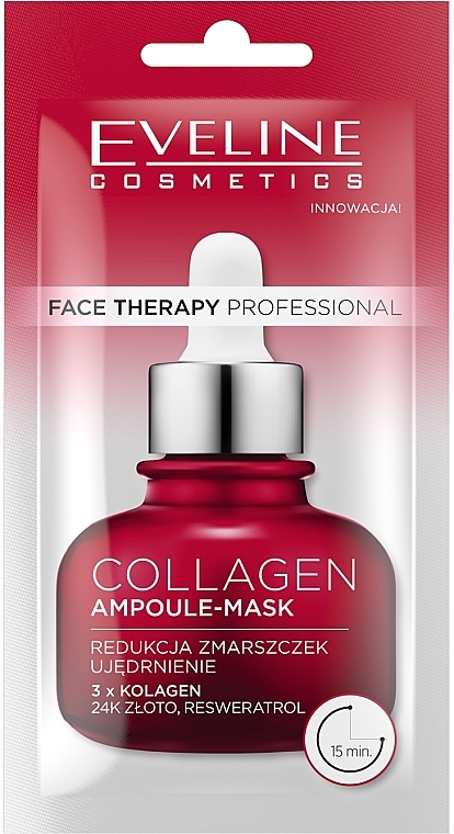 Ампульна крем-маска "Колаген" для обличчя - Eveline Cosmetics Face Therapy Professional Ampoule Face Mask — фото N1
