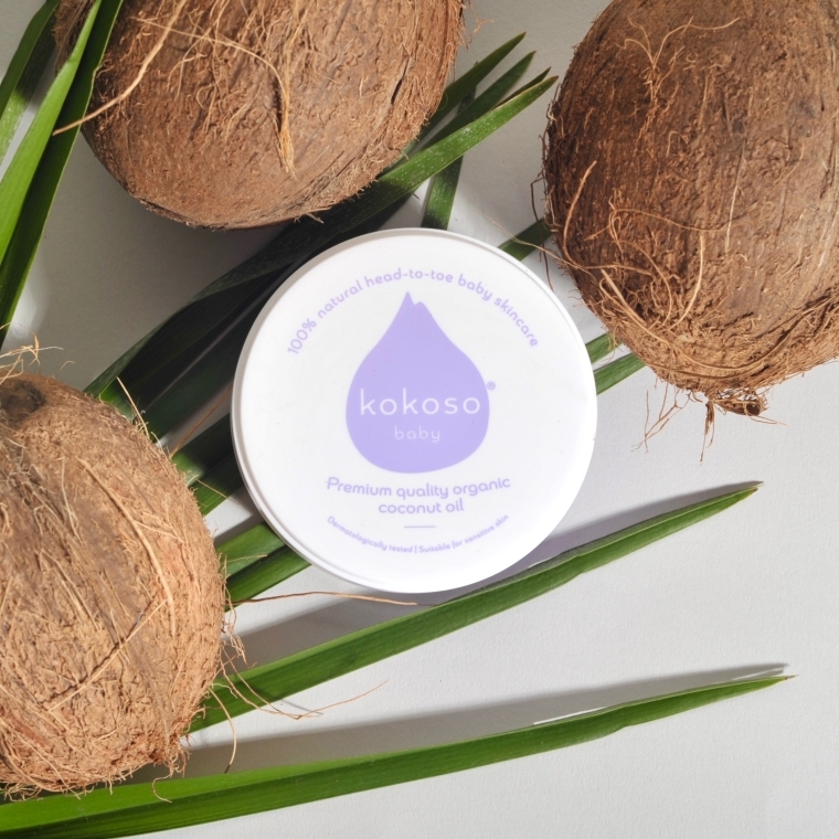 Дитяче кокосове масло - Kokoso Baby Skincare Coconut Oil — фото N9