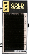 Духи, Парфюмерия, косметика Накладные ресницы Gold Standart B 0.12 (16 рядов: 14 мм) - Kodi Professional