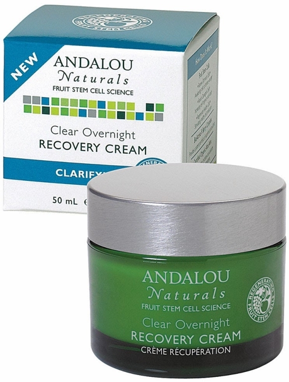 Ночной восстанавливающий крем "Чистая здоровая кожа" - Andalou Naturals Clear Overnight Recovery Cream