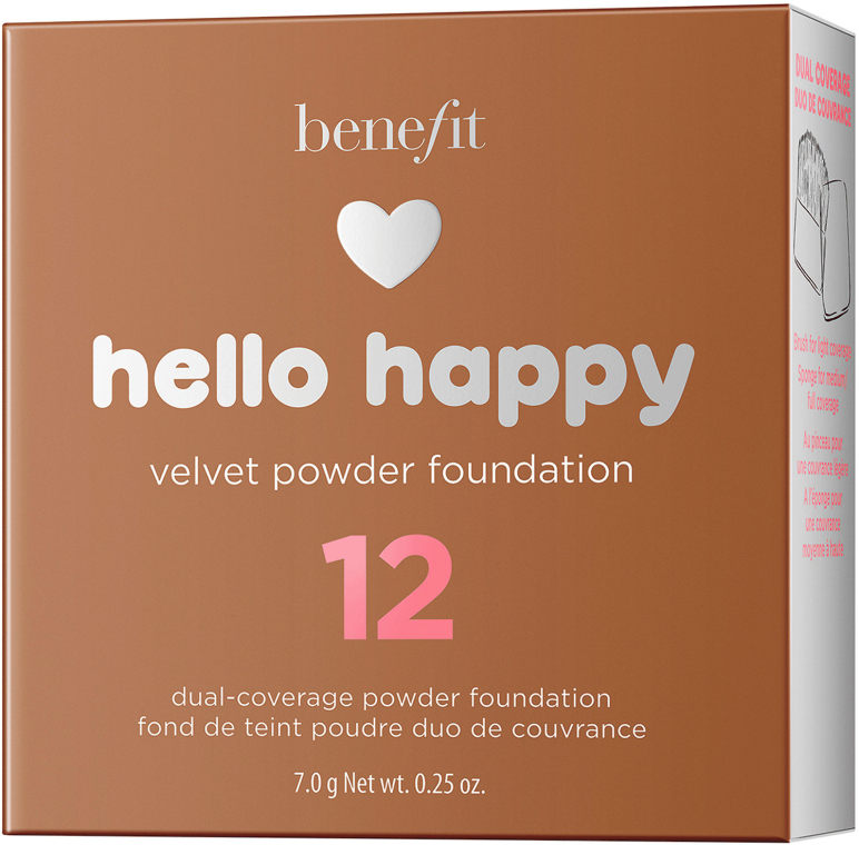 Пудровое тональное средство - Benefit Hello Happy Velvet Powder Foundation — фото N14