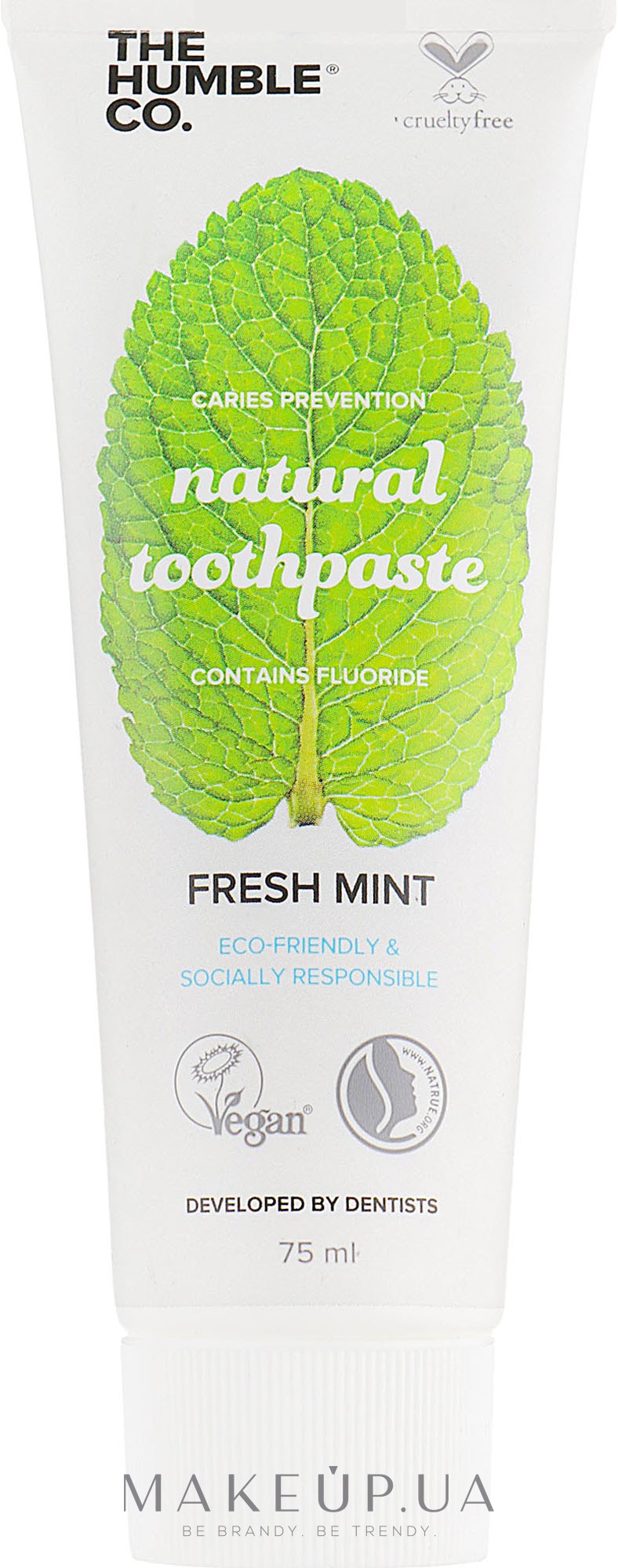 Натуральна зубна паста "Свіжа м'ята" - Humble Natural Toothpaste Fresh Mint — фото 75ml