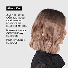 Кондиционер-сияние для волос, восстанавливающий - L'Oreal Professionnel Serie Expert Blondifier Illuminating Conditioner — фото N4