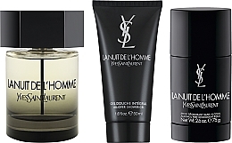 Yves Saint Laurent La Nuit de L'Homme - Набор (edt/100ml + sh/gel/50ml + deo/75ml)  — фото N2