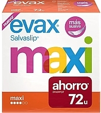 Щоденні прокладки "Максі", 72 шт. - Evax Salvaslip — фото N1