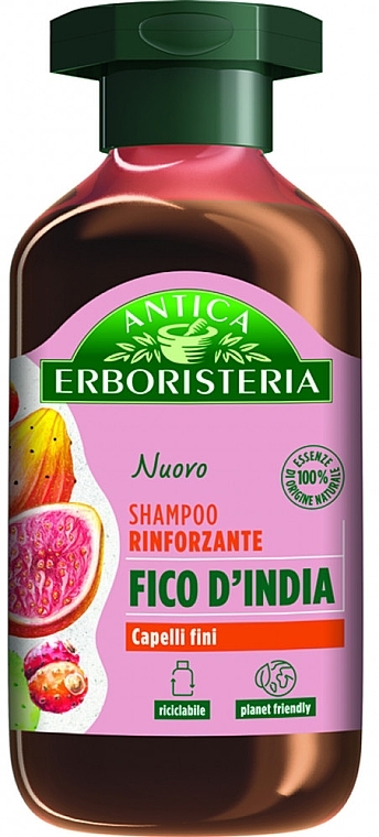 Зміцнювальний шампунь для тонкого волосся з екстрактом інжиру - Antica Erboristeria Shampoo Rinforzante — фото N3