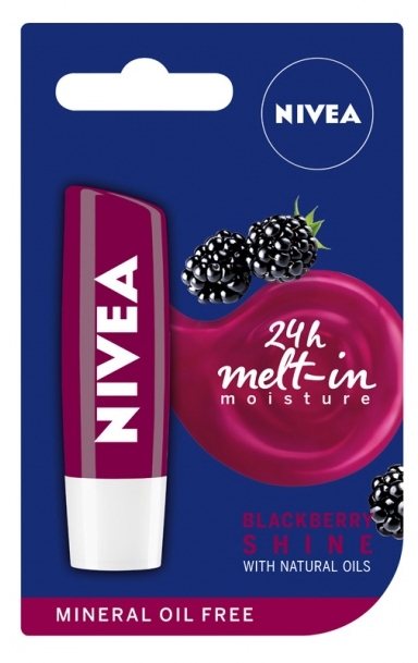 Бальзам для губ "Ежевика" - NIVEA Blackberry Shine Caring Lip Balm — фото N2