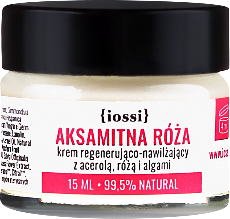 Восстанавливающий крем для лица "Бархатная роза" - Iossi Regenerating Cream(мини) — фото N2