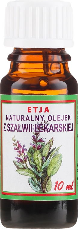 Натуральное эфирное масло шалфея - Etja Natural Essential Oil  — фото N2