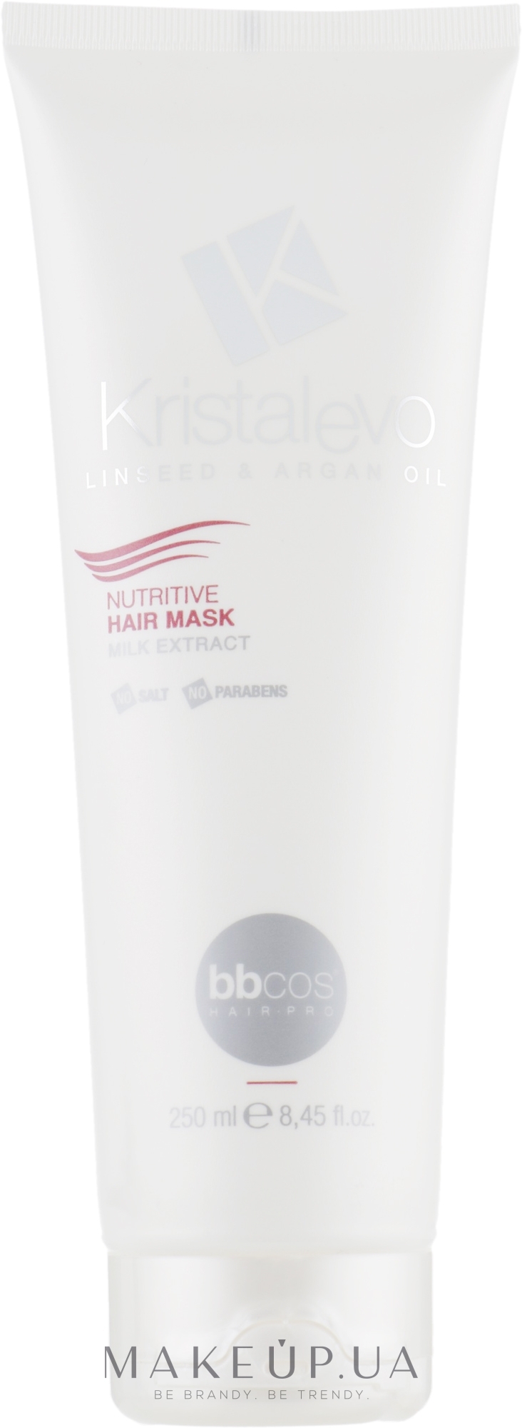 Маска для волосся, живильна - Bbcos Kristal Evo Nutritive Hair Mask — фото 250ml