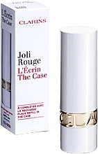 Футляр для помады, белый - Clarins Joli Rouge The Case White — фото N2