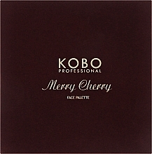 Палетка для макіяжу - Kobo Professional Merry Cherry — фото N2