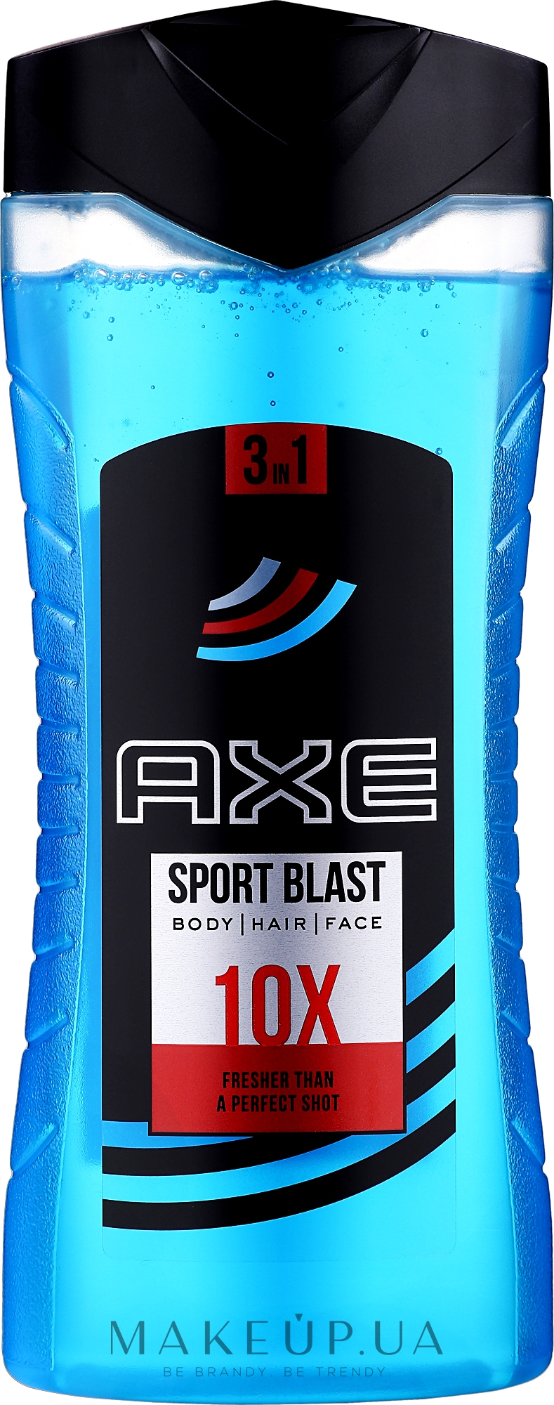 Гель-шампунь для душу - Axe Re-Energise After Sport Body Hair And Shower Gel Sport Blast — фото 400ml