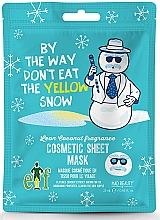 Тканевая маска для лица с алоэ вера - Mad Beauty Elf Snow Man Cosmetic Sheet Mask — фото N1