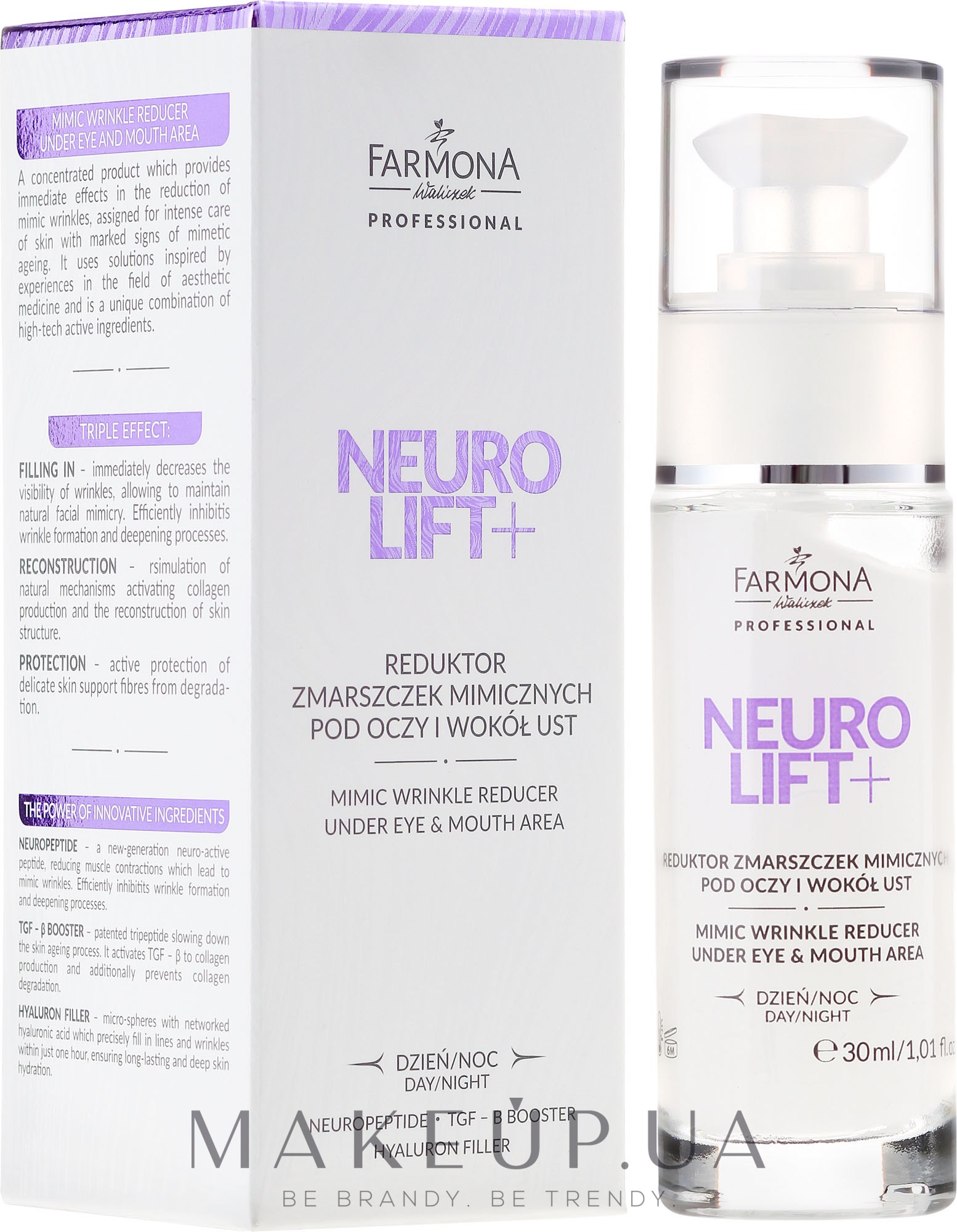Крем для век - Farmona Neuro Lift+ Mimic Wrinkle Reducer — фото 30ml