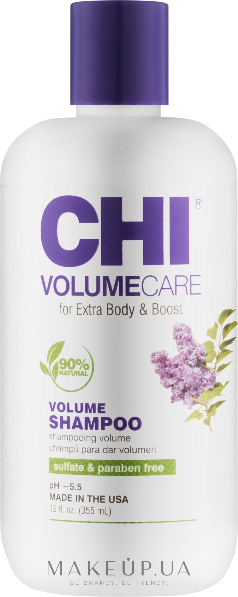 Шампунь для объема и густоты волос - CHI Volume Care Volumizing Shampoo — фото 355ml
