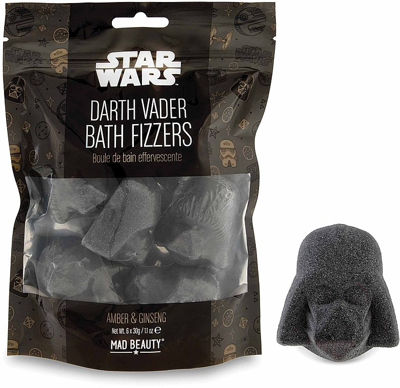 Бомбочка для ванны - Mad Beauty Star Wars, Darth Vader Bath Fizzers 