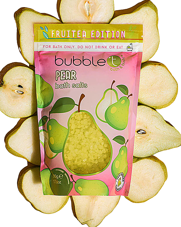 Соль для ванны "Груша" - Bubble T Cosmetics Bath Salt Pear — фото N1