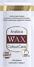 Парфумерія, косметика Відновлювальна маска для темного волосся - Pilomax Wax Arabica Colour Care Hair Mask (пробник)