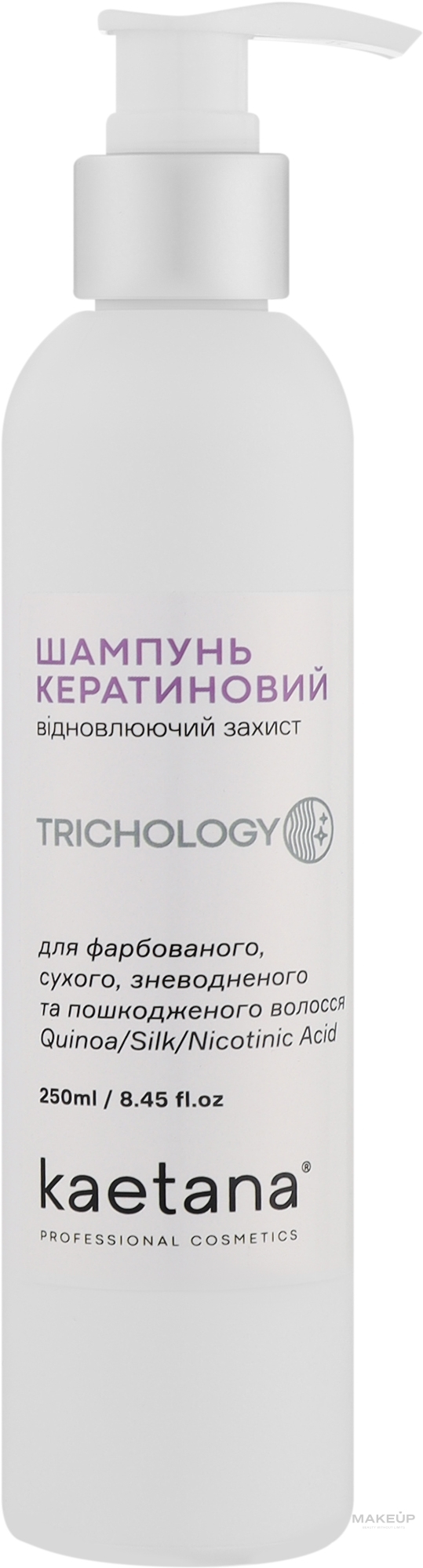 Шампунь для волос "Кератиновый" - Kaetana Trichology — фото 250ml