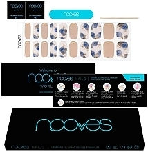 Набор гелевых наклеек для ногтей - Nooves Premium Luxe Elegant Floral Metallic — фото N1