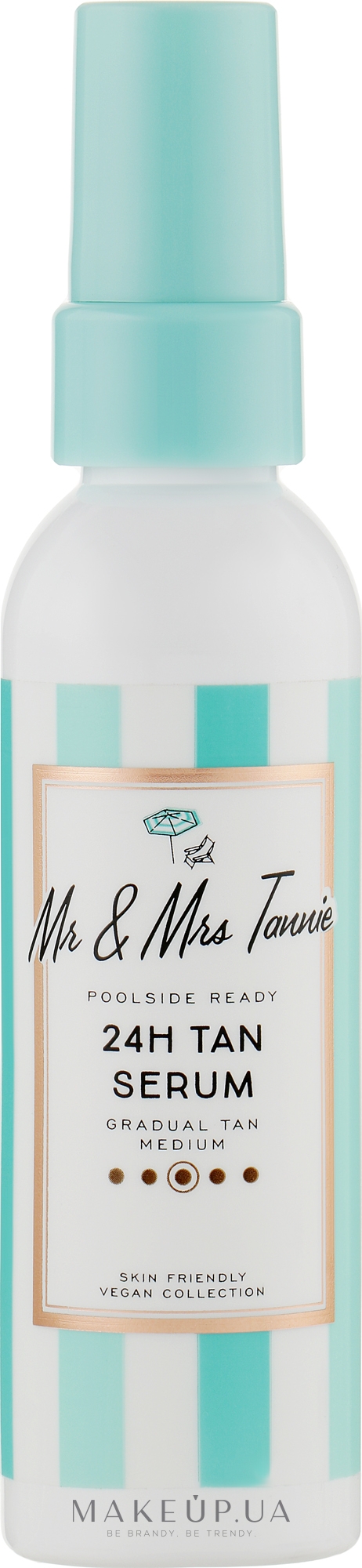 Сыворотка-автозагар для лица - Mr & Mrs Tannie 24h Tan Serum — фото 75ml