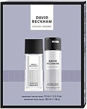 David Beckham Classic Homme - Набір (b/spray/50ml + deo/75ml) — фото N1
