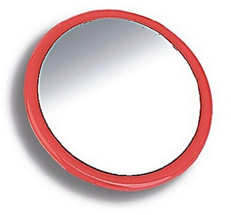 Компактное круглое зеркальце, 9511, 7 см, коралловое - Donegal — фото N1