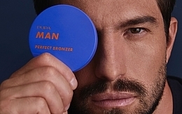 Бронзирующая пудра для лица, для мужчин - Pupa Man Perfect Bronzer — фото N2