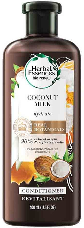 Кондиціонер для волосся "Кокосове молоко" - Herbal Essences Hydrate Coconut Milk Conditioner 90% Natural Origin — фото N2