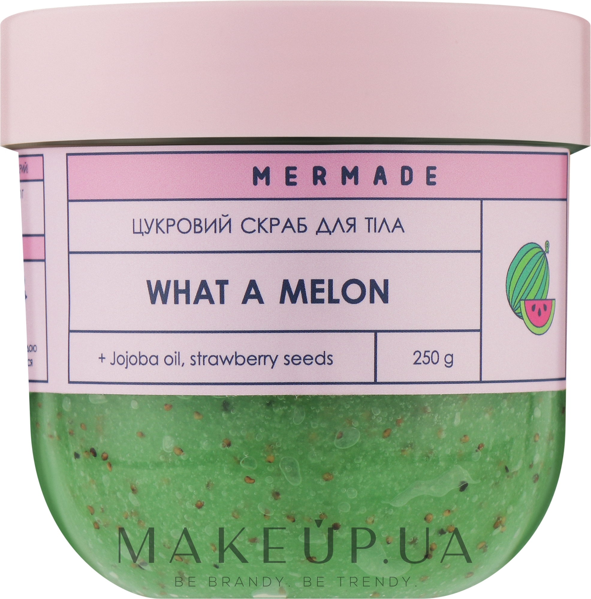 Цукровий скраб для тіла - Mermade What A Melon — фото 250g