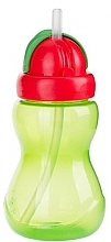 Духи, Парфюмерия, косметика Бидончик спортивный со складной силиконовой трубочкой, 270 мл, зеленый - Canpol Babies