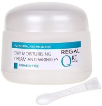 Дневной увлажняющий крем против морщин для нормальной и комбинированной кожи - Regal Q10+Refresh Day Moistursing Cream Anti-Wrinkles — фото N4