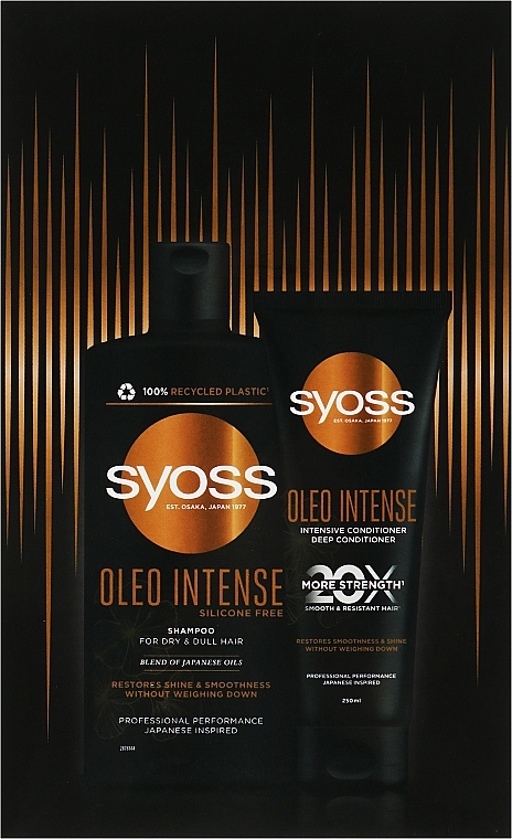 Набор "Oleo Intense" - Syoss (шм/440мл + конд/250мл) — фото N1